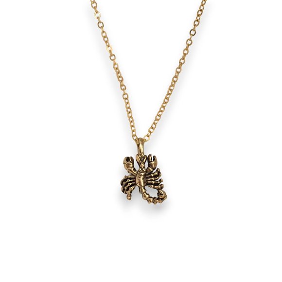 Miniature Scorpion Zodiac Charm Gift Pendant Necklace - Picture 5 of 5